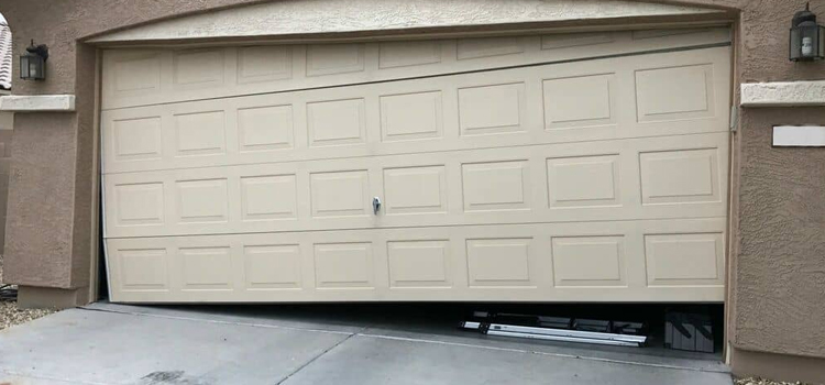 garage-door-bent-off-track-repair in Caledon